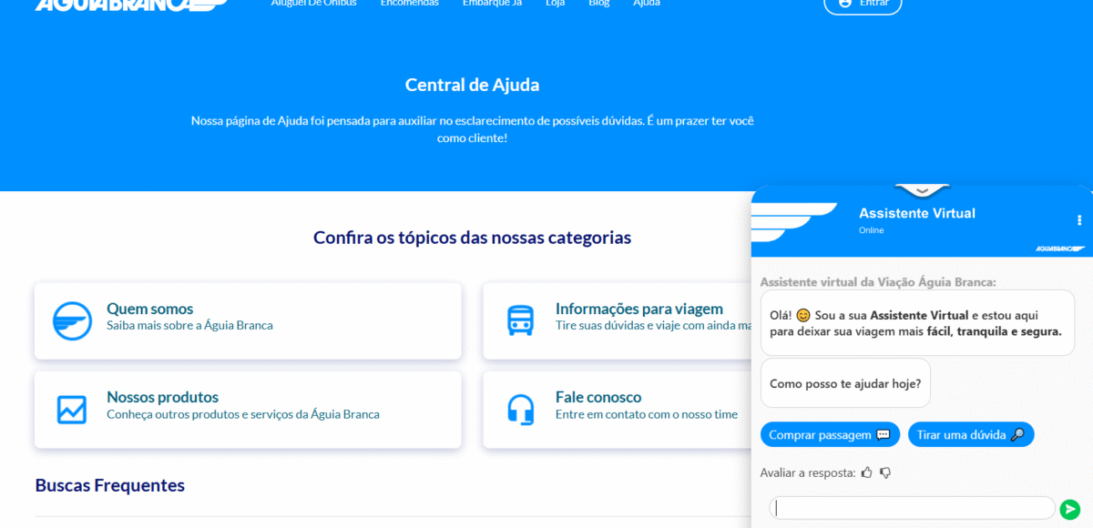 Assistente Virtual Águia Branca